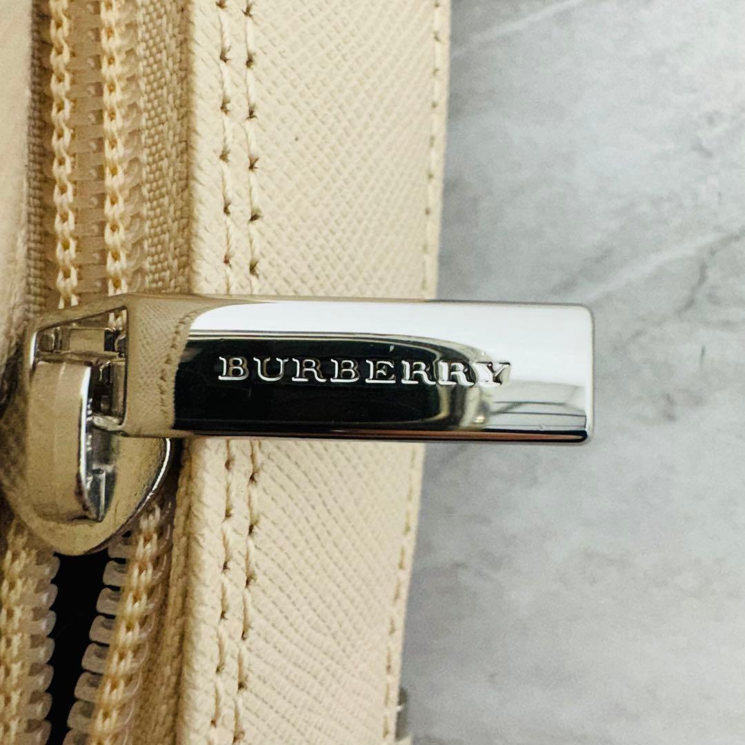 ✨BURBERRY✨バーバリー✨サファイアーノ✨レザー✨ベージュ✨ハンドバッグ✨