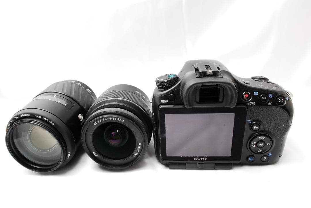 SONY α65✨ダブルレンズ✨超望遠✨超高画質✨スマホ転送✨バッグ付