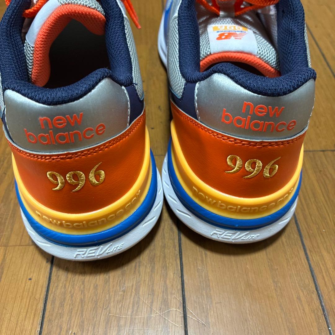 New Balance 996 青/オレンジ　ゴルフシューズ