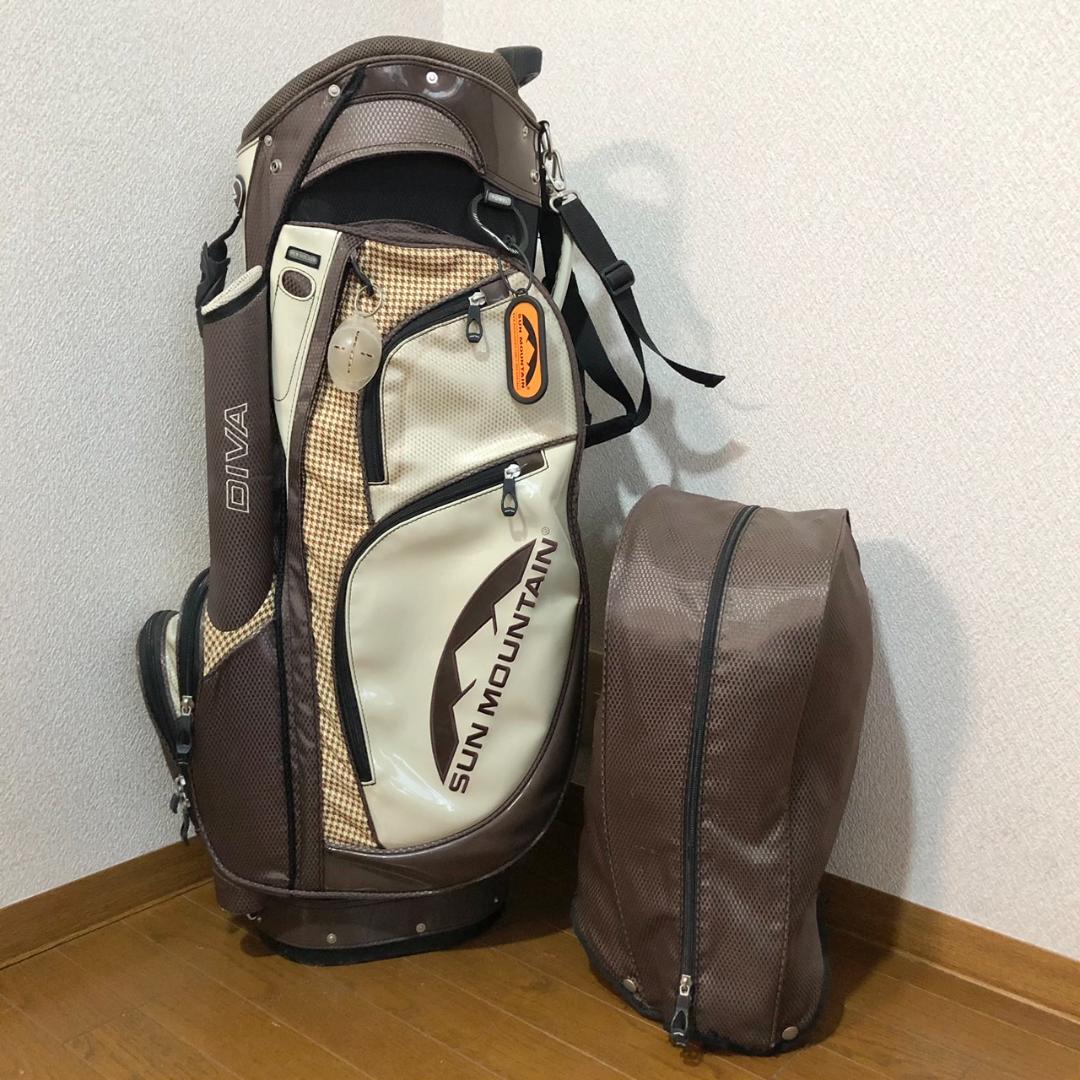希少 SUN MOUNTAIN ゴルフ キャディバッグ サンマウンテン 14分割
