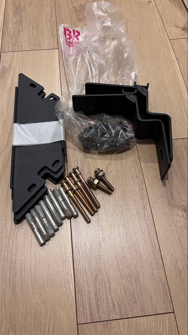 無印良品　ダブルベッドフレーム　ヘッドボード付