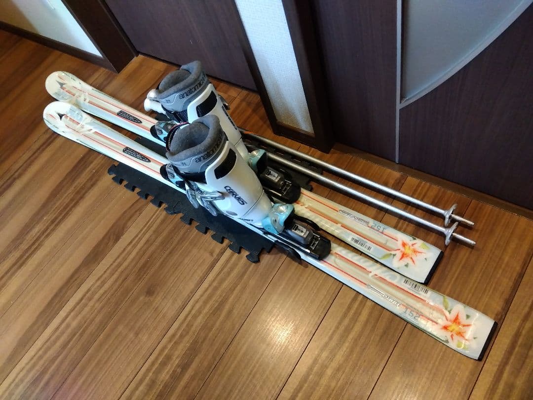 ハイエンド ATOMIC 学生・レディース スキーセット メンテ・WAX済み✔