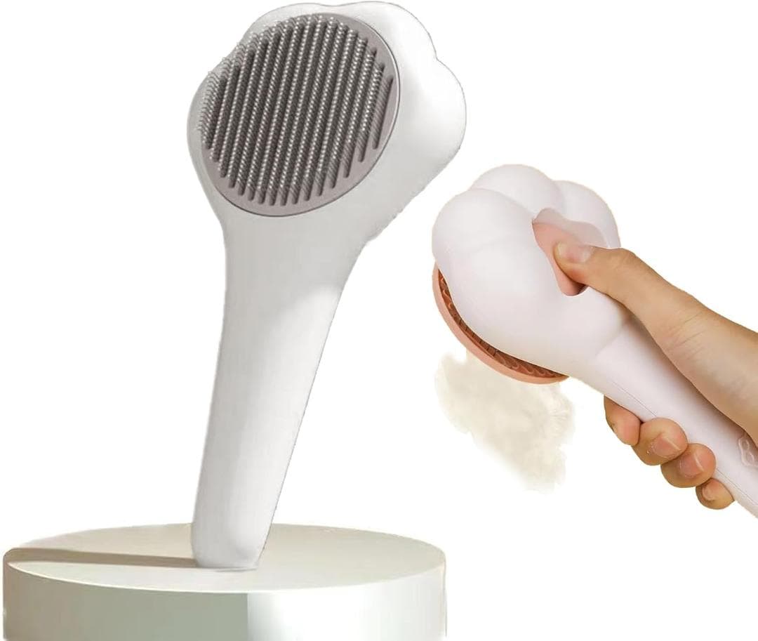 猫ブラシ 抜け毛用 スリッカーブラシ 長髪または短髪猫用