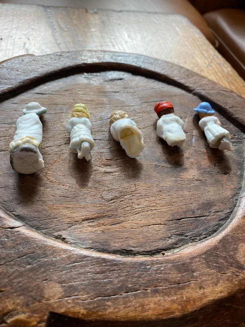 みくる　ドイツ　アンティーク　ミニ　ビスクドール　5体　陶器