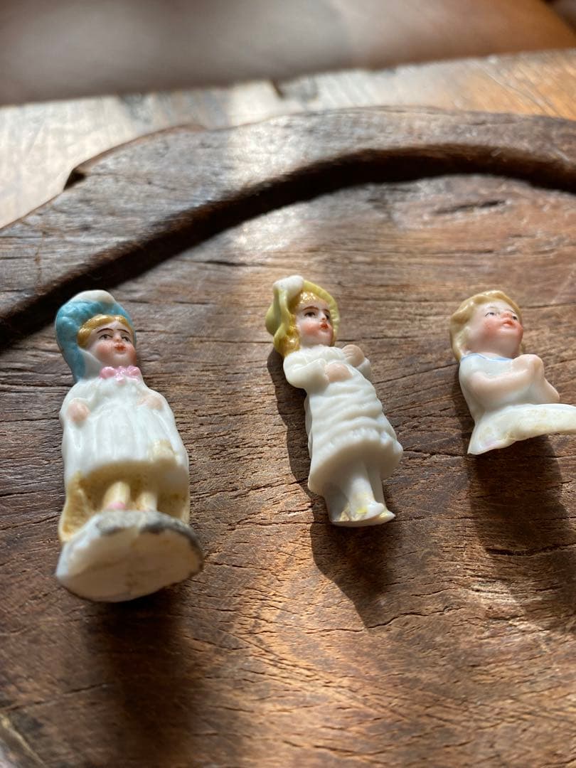 みくる　ドイツ　アンティーク　ミニ　ビスクドール　5体　陶器