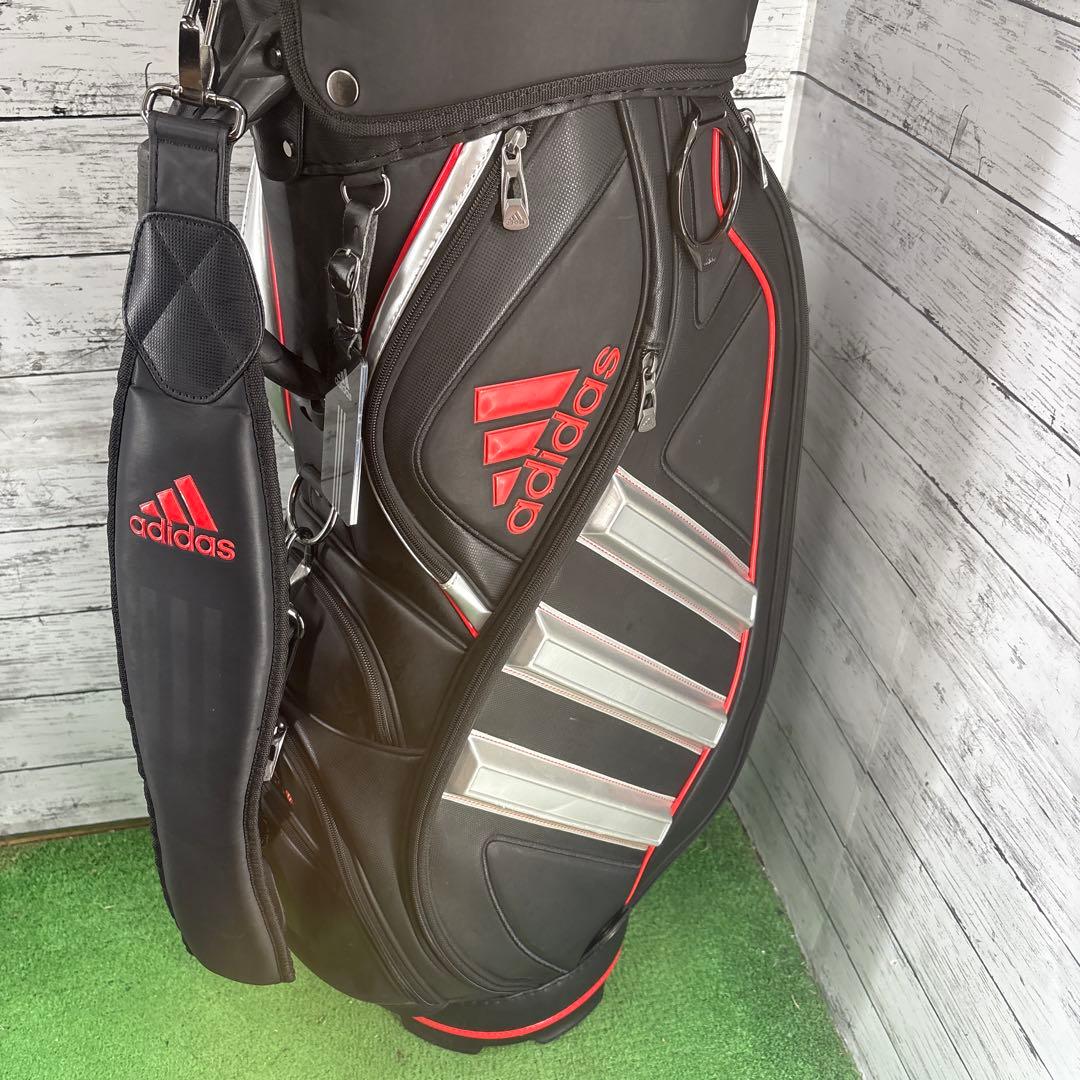 adidas ゴルフバッグ ブラック/レッド