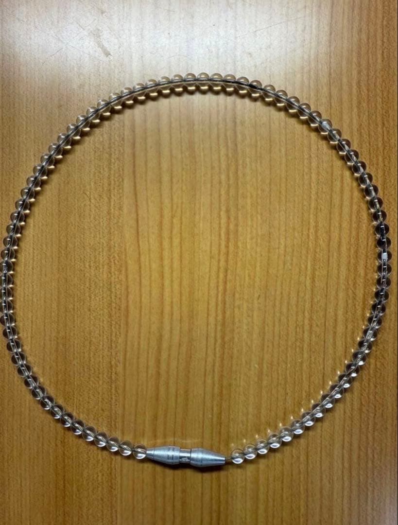 ファイテンネックレス　クリア