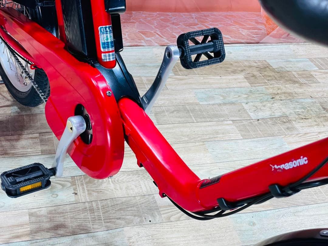 パナソニックギュット⭐️12AH！子供乗せ電動アシスト自転車Y2735