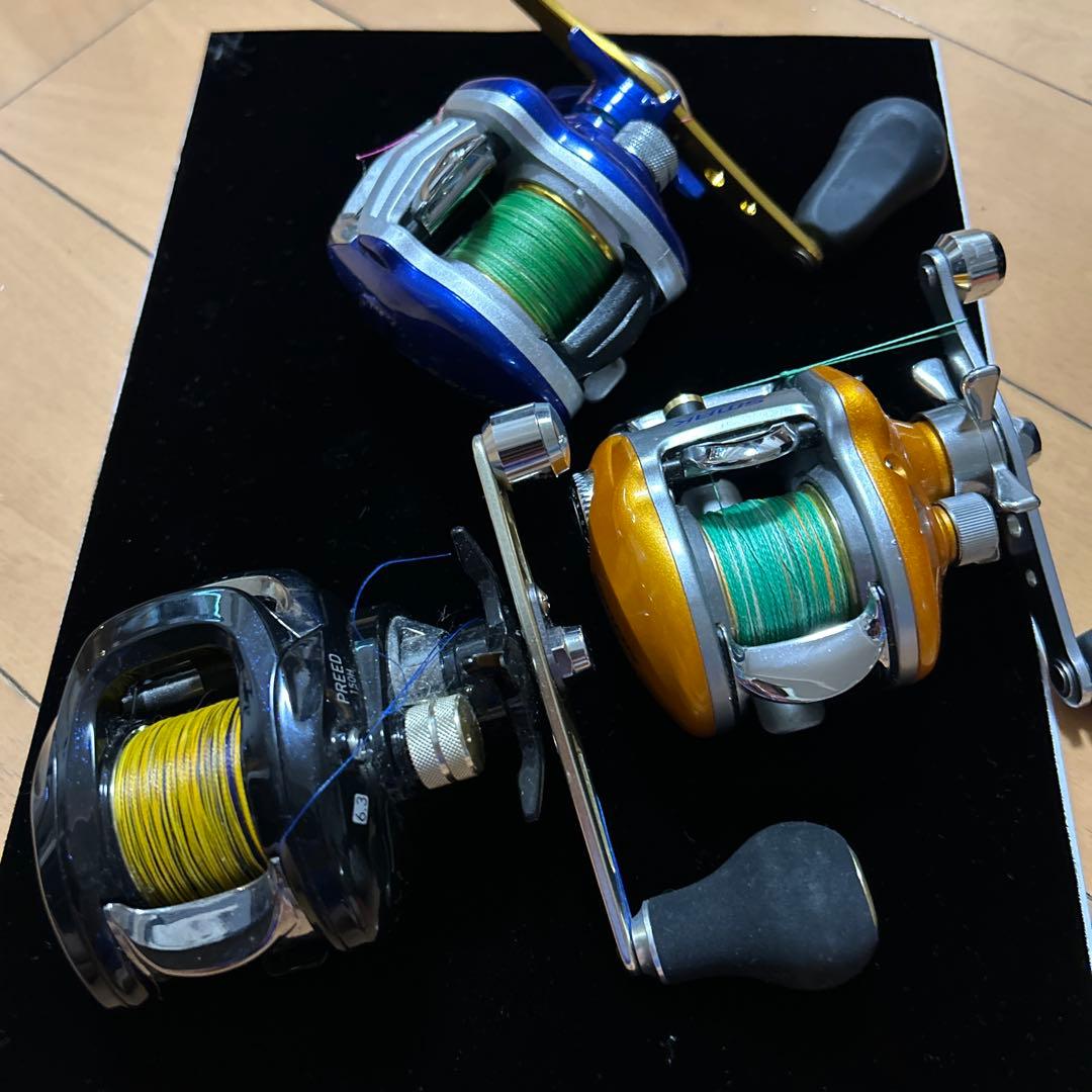 Daiwa 小型両軸リール ３個セット品 PREEDのみ新品未使用品