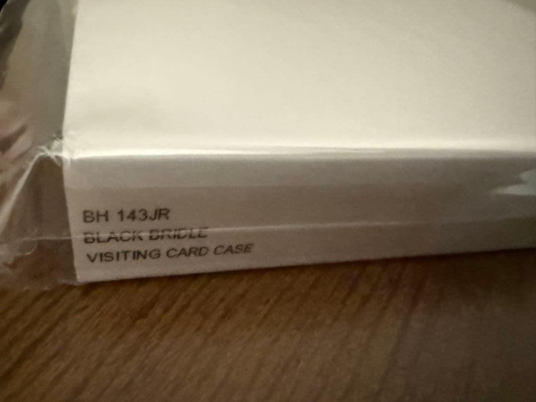 【新品未開封】エッティンガー名刺入れ ブラック ブライドルレザー BH143JR