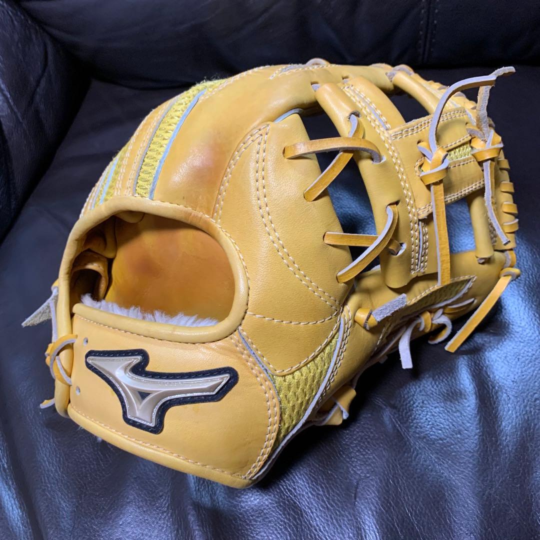 ミズノ　グローバルエリート　isai 軟式内野手用グローブ