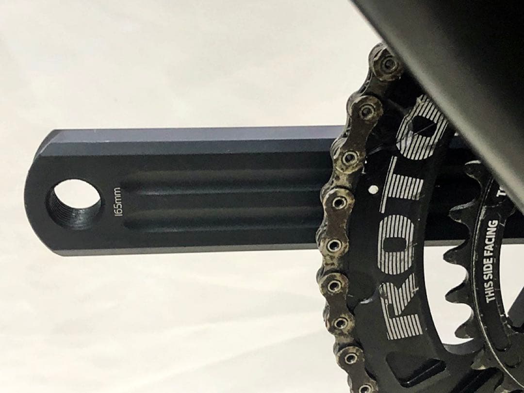 ROTOR ALDHU Q-RINGS 楕円 165mm ショートクランク