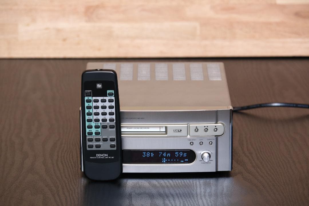 DENON DMD-M33　MDデッキ　MDプレイヤー/レコーダー　完動品