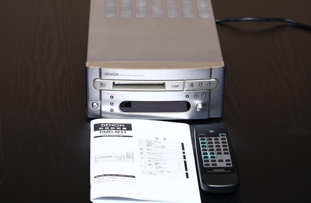 DENON DMD-M33　MDデッキ　MDプレイヤー/レコーダー　完動品