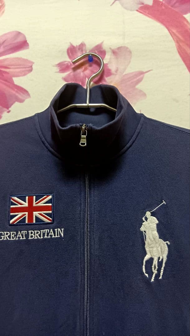 90s ポロ ラルフローレン ジップアップ ジャケット ブルゾン　L