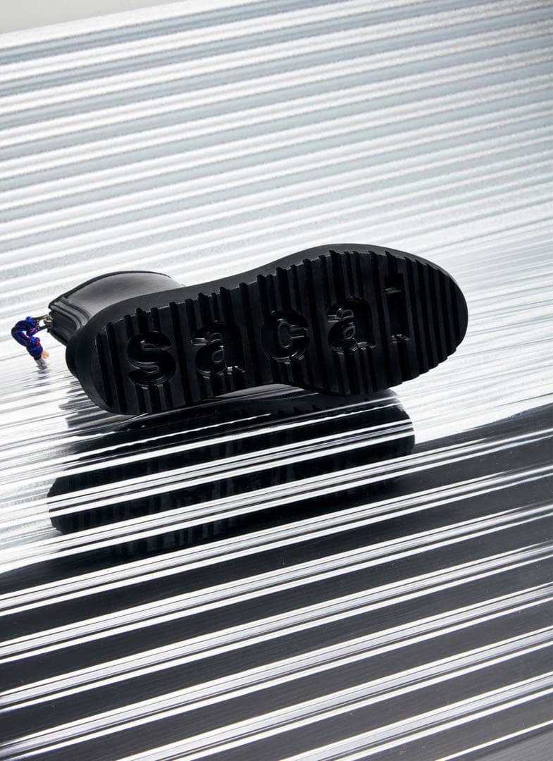 新品 sacai サカイ 25AW Rubber Boots ラバーブーツ S