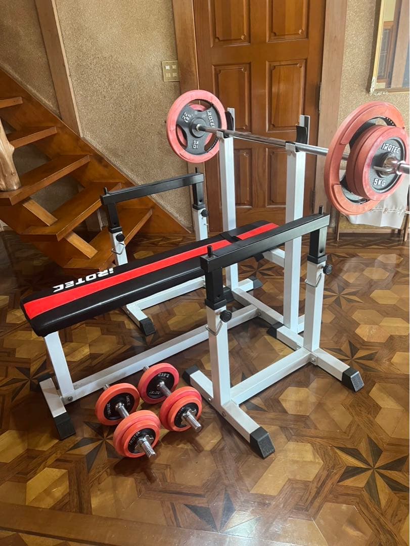 【引き取り限定】iROTECベンチプレスセット