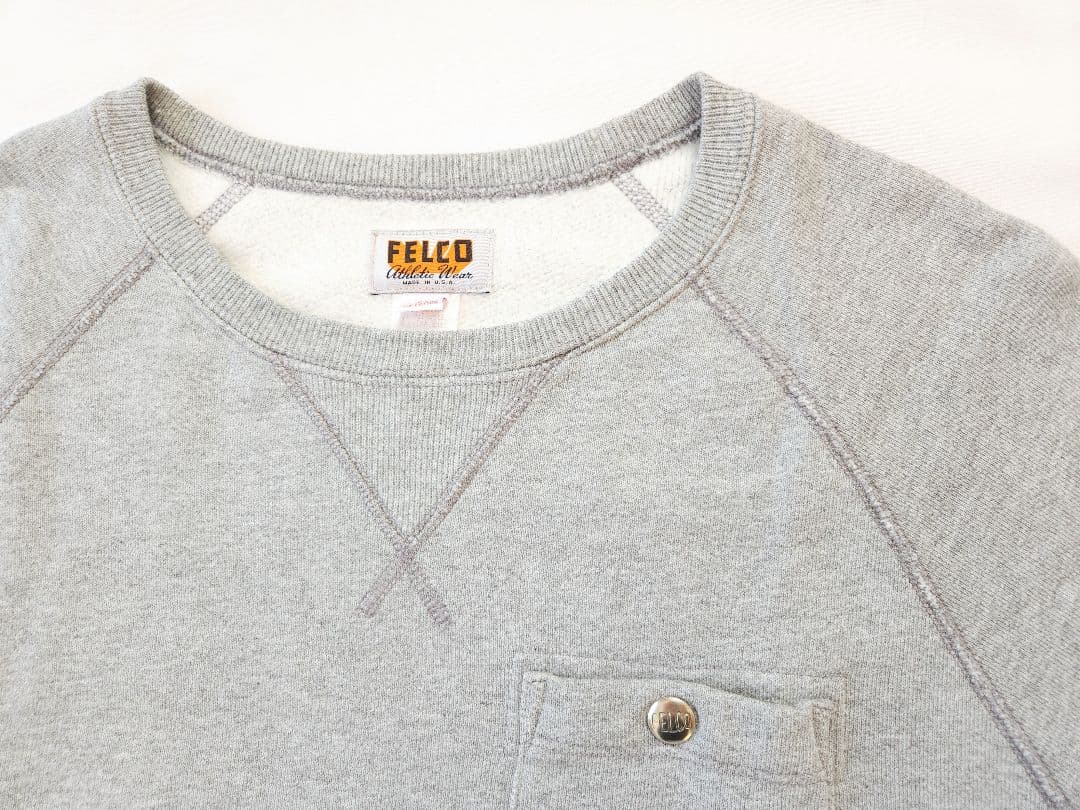 ◇mzk様◇Felco　フェルコ　良品　スウェット　ガゼット　グレー　L