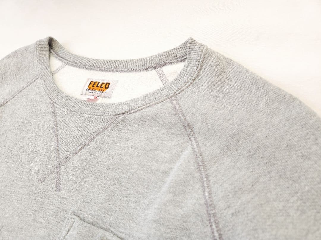 ◇mzk様◇Felco　フェルコ　良品　スウェット　ガゼット　グレー　L