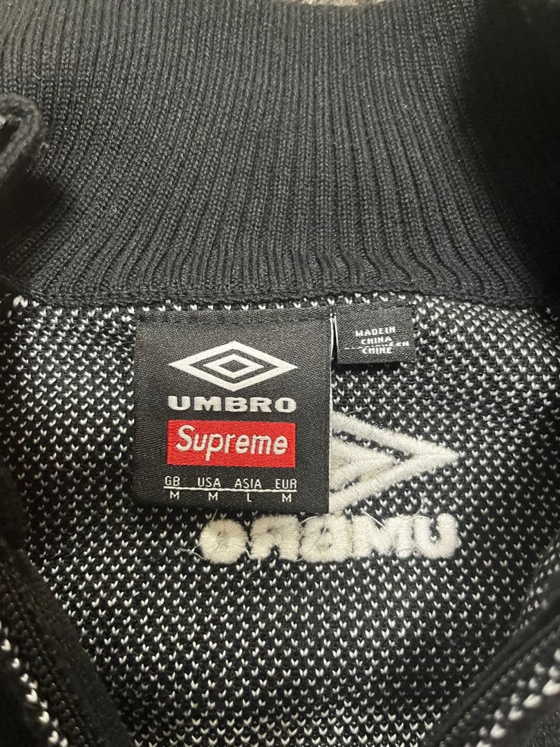 トップス Supreme Umbro Zip Up Sweater