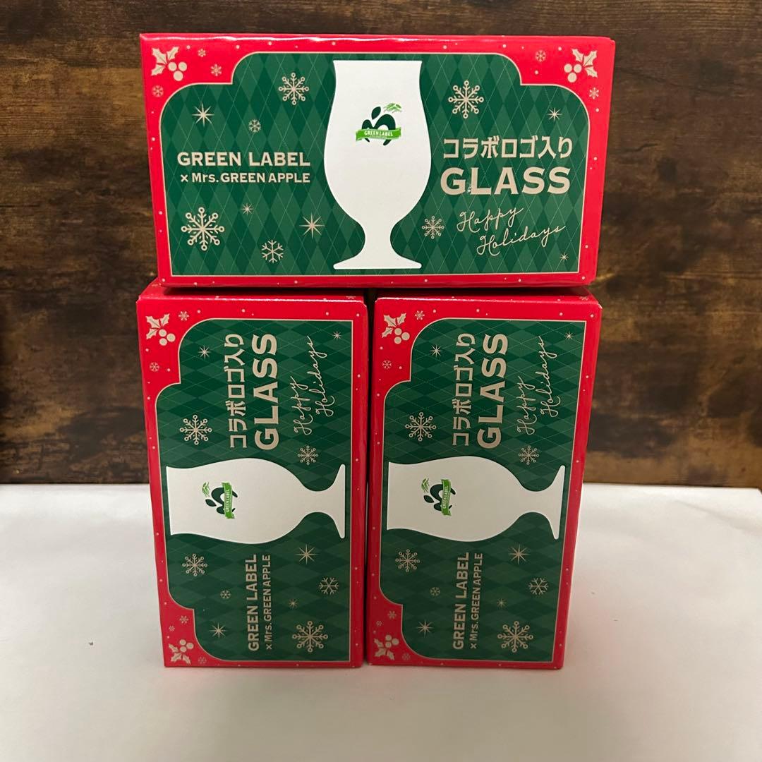 【新品未開封】Mrs. GREEN APPLE コラボグラス　3個セット