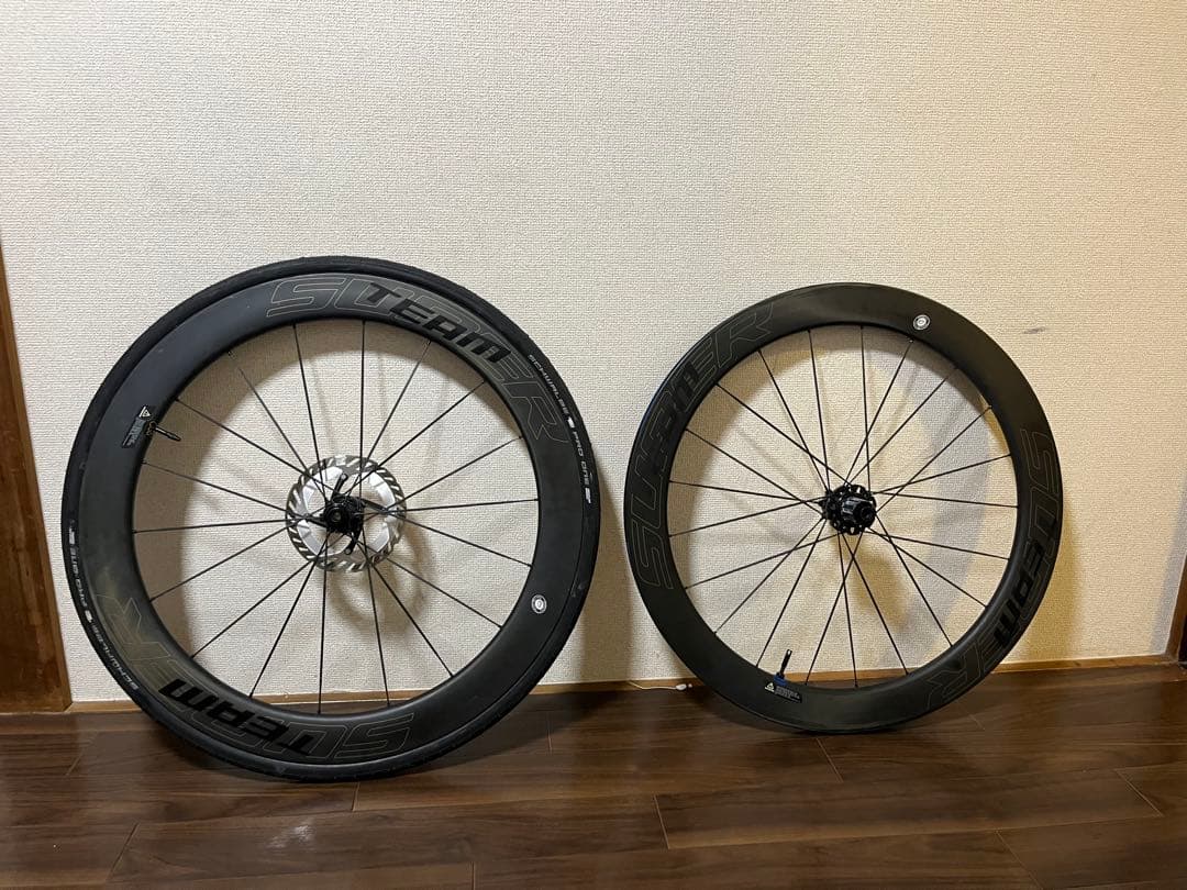 superteam cx22 カーボンホイール前後セット　値段決めっていない