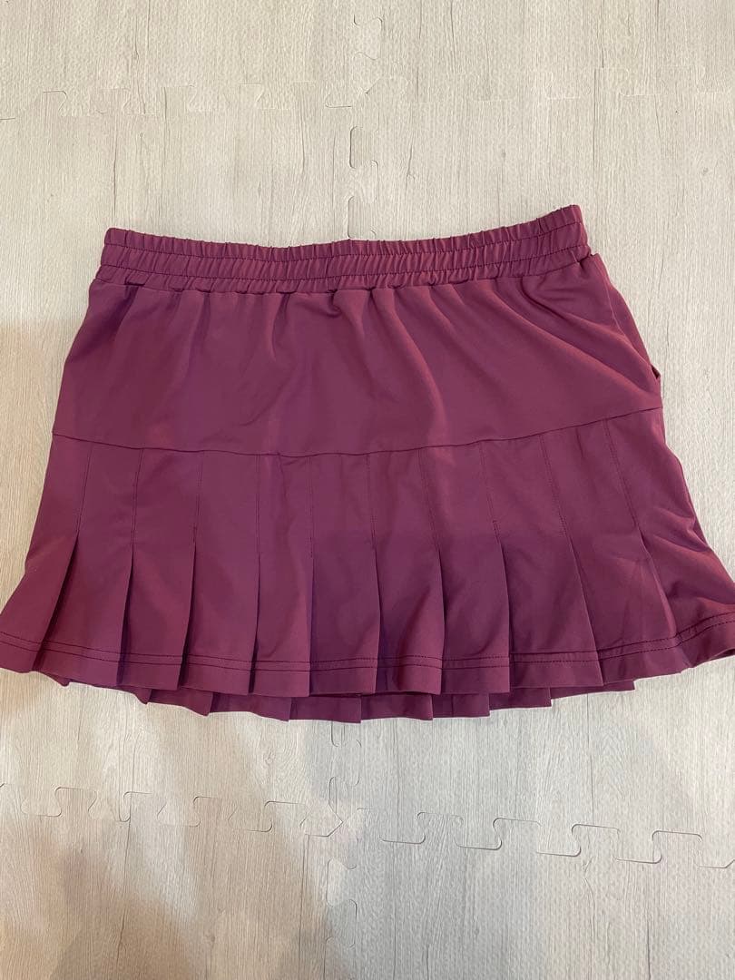 Admiral テニスウェア ワインレッド フラワーパターン　Mサイズ