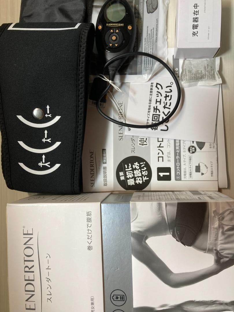 【新品未使用_開封済】スレンダートーン アブベルト 腹筋 ems 正規品