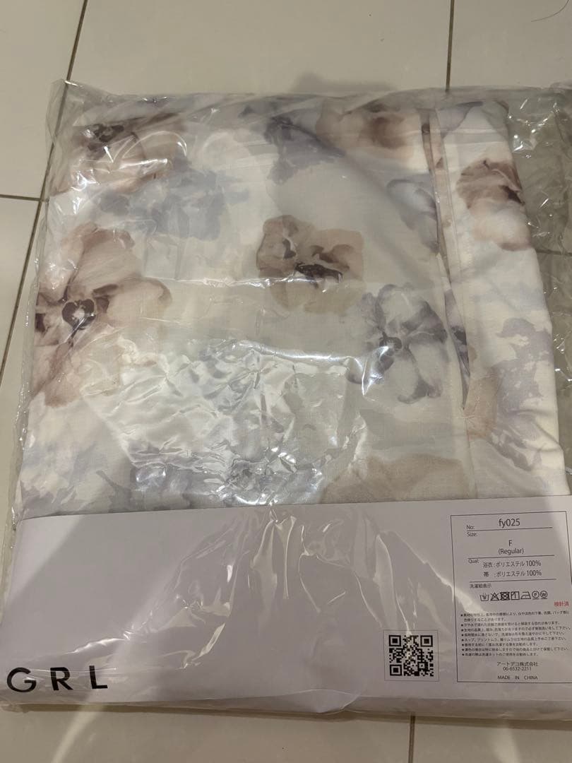 【本日中の発送可能】新品未開封 GRL 3点セット2Way花柄セパレート浴衣