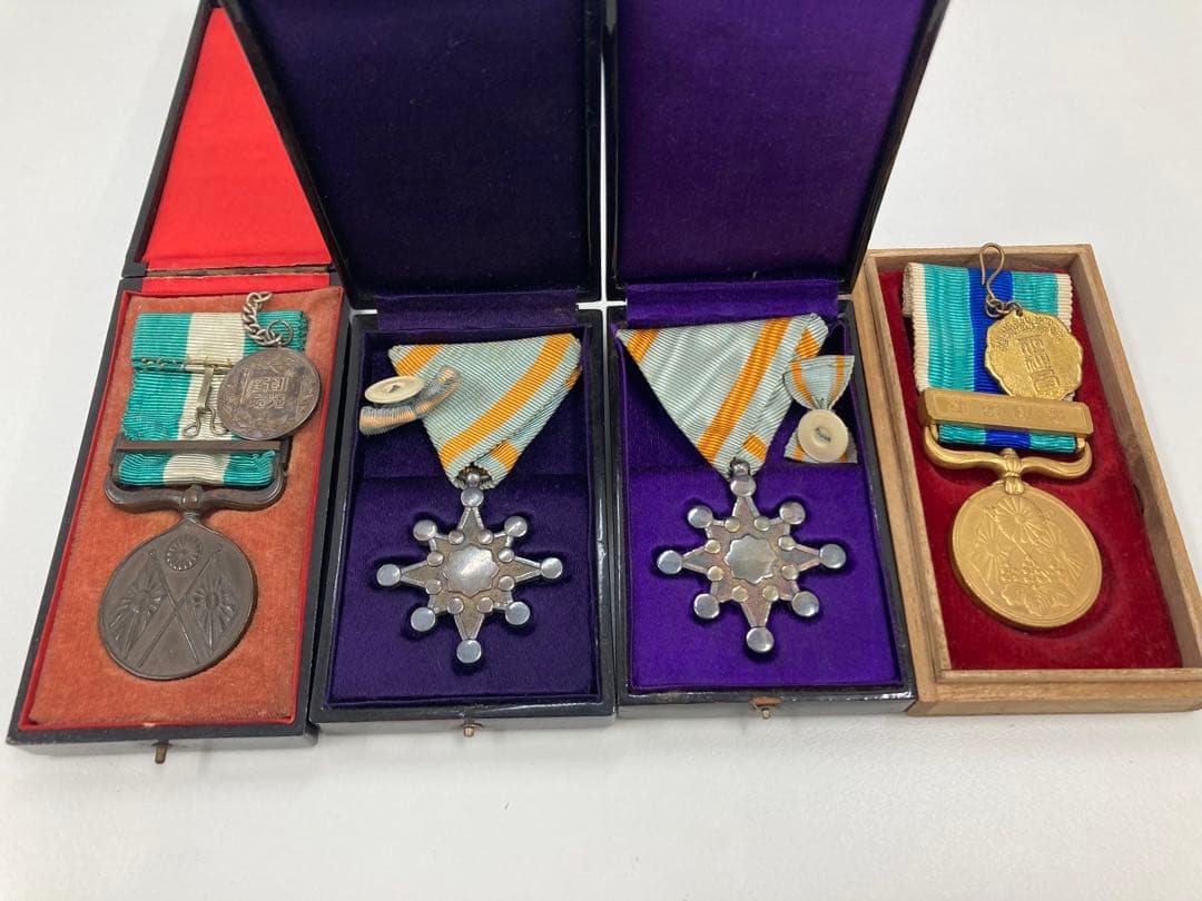 勲章　従軍記章 東京凱旋軍歓迎会 勲八等瑞宝章 日露戦争　戦前　天照皇大神