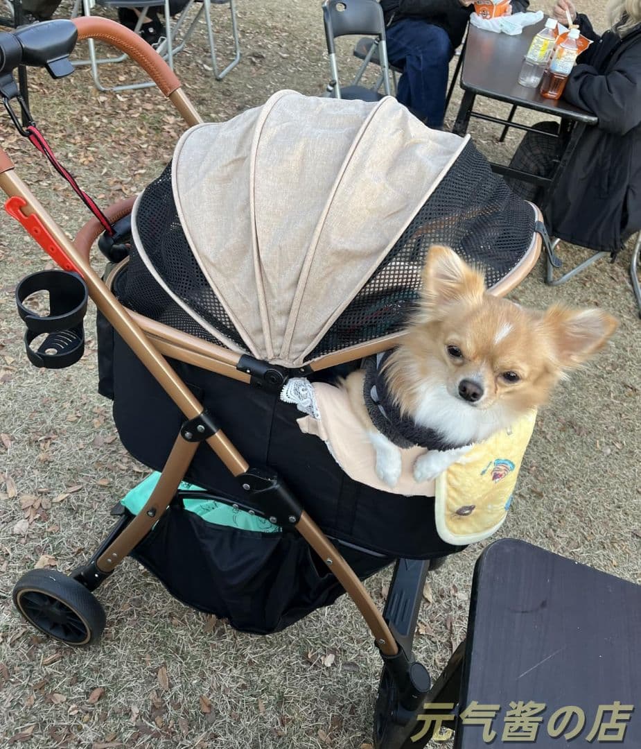 分離型ペットカート 折りたたみ耐荷重 20kg前輪 360° 回転 ブレーキ付き