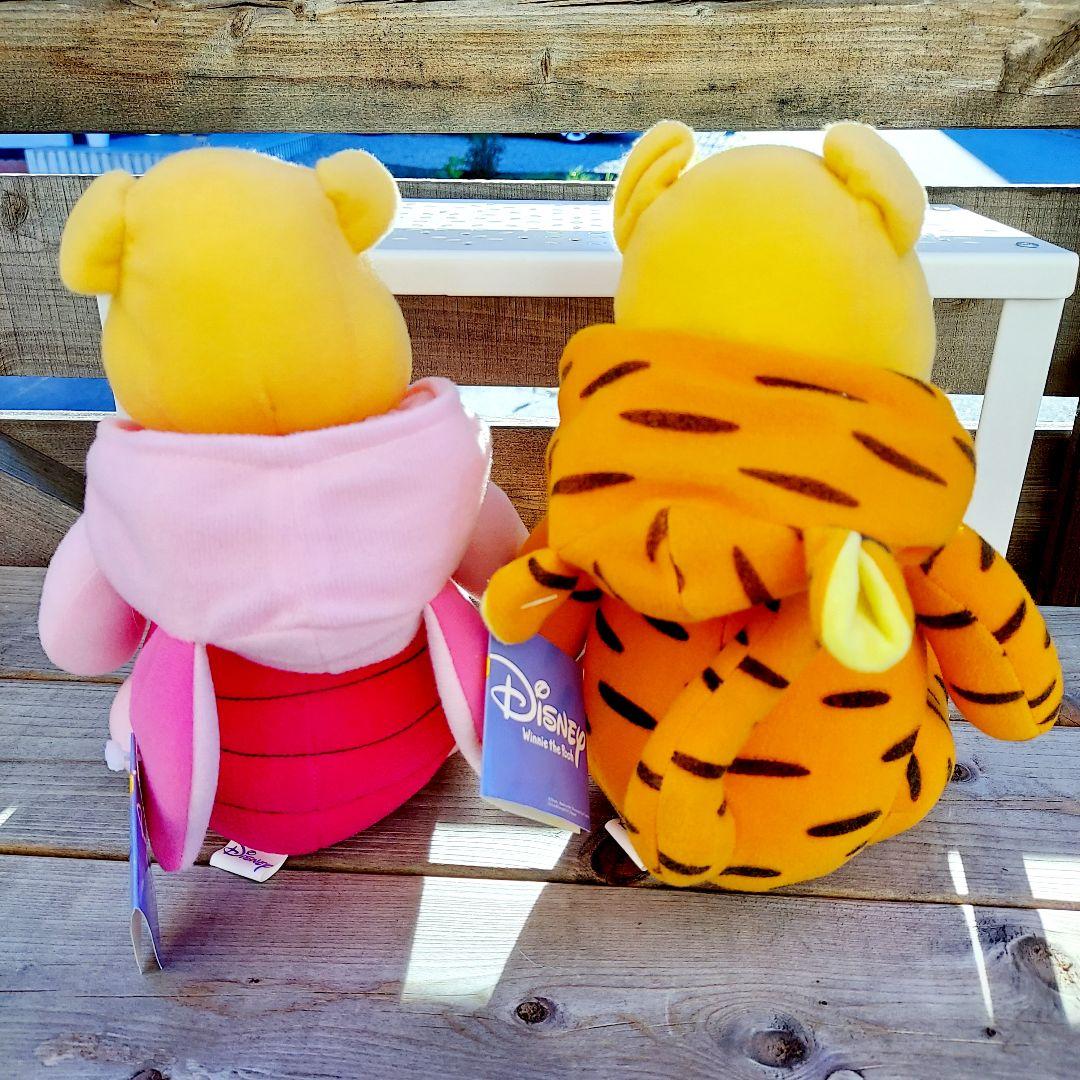 ディズニー くまのプーさん 着ぐるみ ぬいぐるみ 蜂蜜瓶 小物入れ 未使用 美品