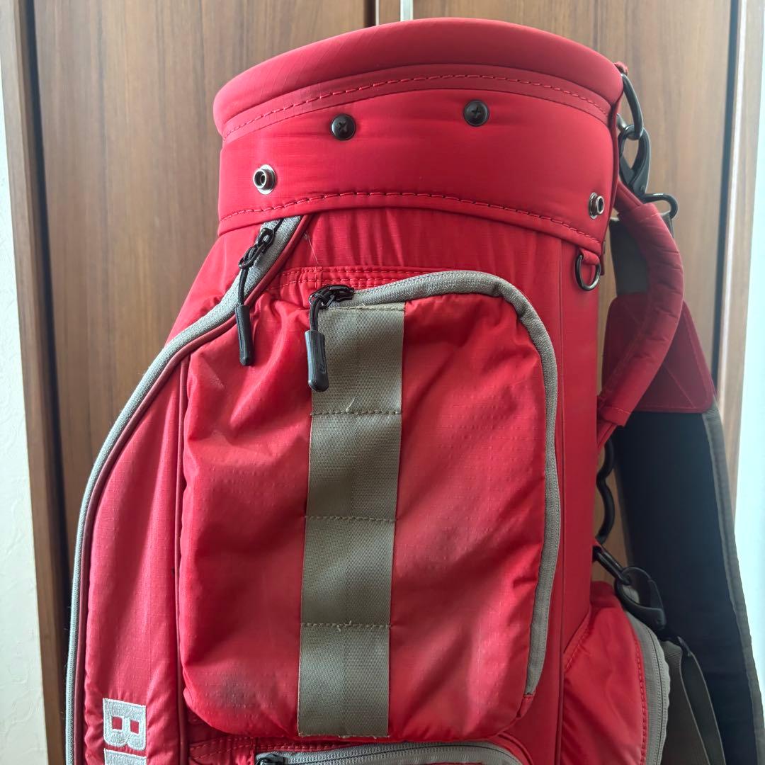 BRIEFING GOLF CR-6 レッド　キャディバッグ
