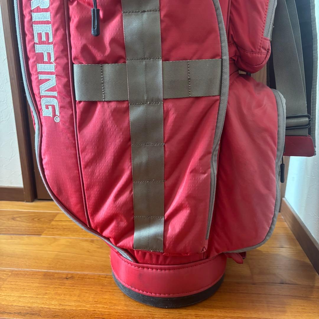 BRIEFING GOLF CR-6 レッド　キャディバッグ