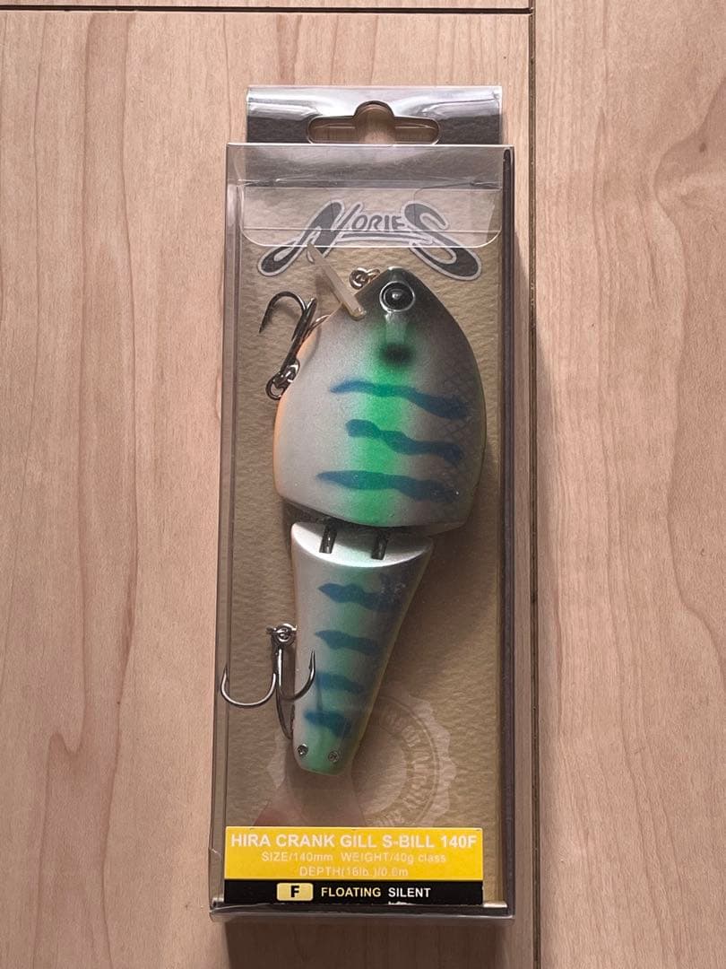 ヒラ クランク ギル S-BILL 140F チャートバックシルバーオイカワ