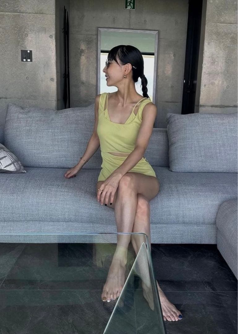 amerivintage hole onepiece swimwear 水着