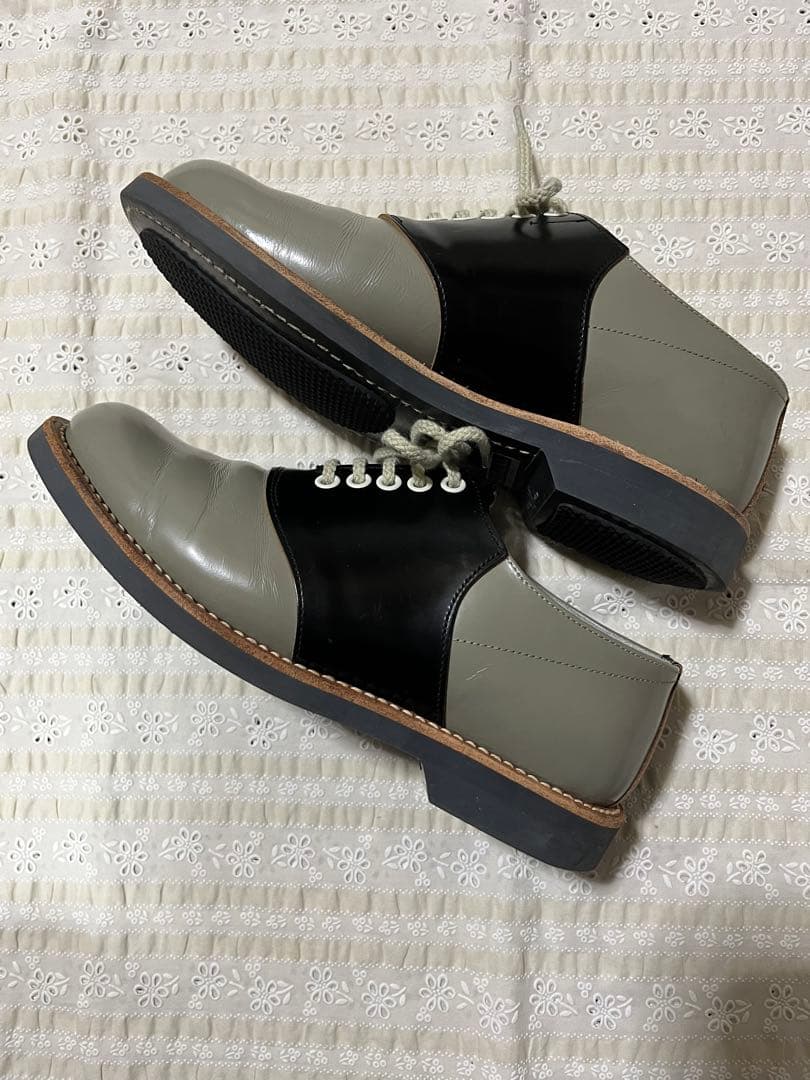 リーガル　サドルシューズ　グレー×黒　24cm