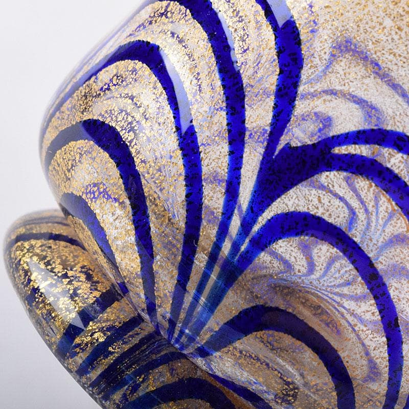 ガラス工芸　岩田久利作　盃　共箱　V　R8713