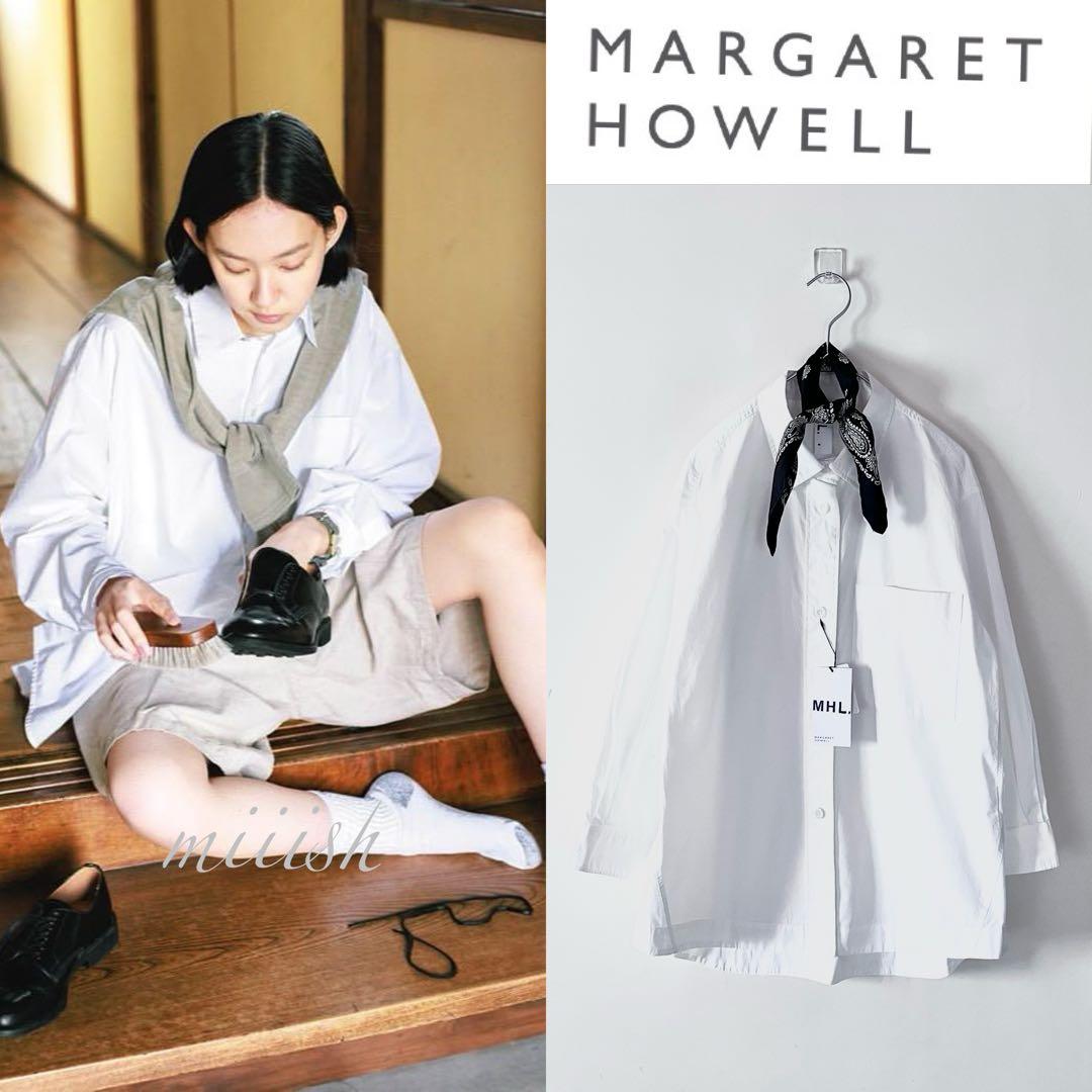 新品2023マーガレットハウエル コンパクトコットンポプリシャツ 2.4万