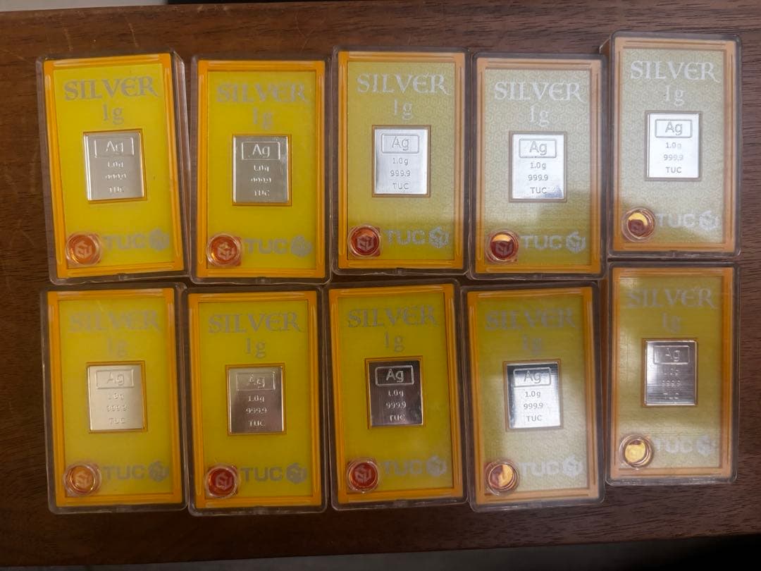 今日限定価格！TUC Silver 1g 純銀景品　30個　シルバー