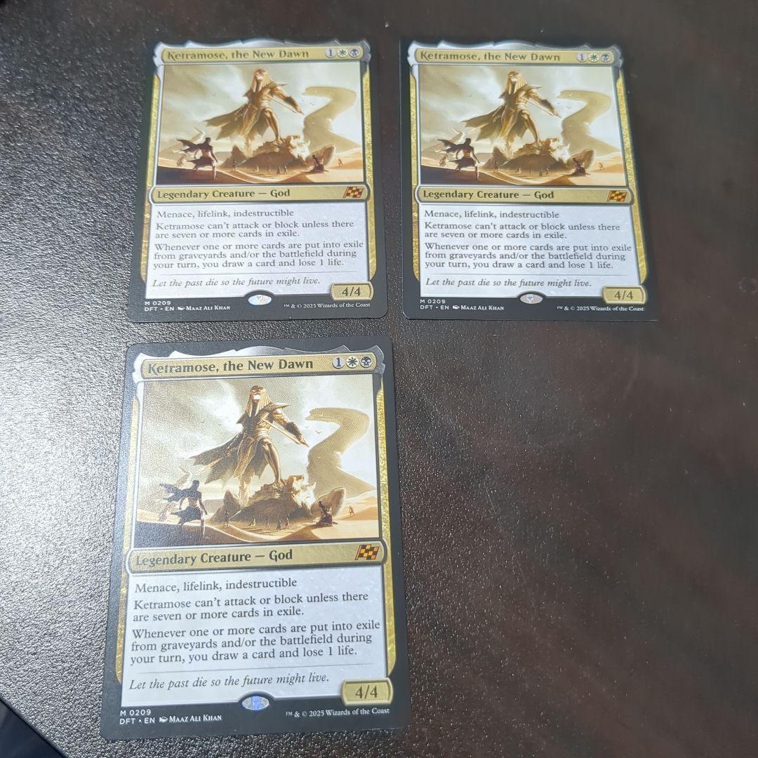 MTG　DFT　新たな夜明け、ケトラモーズ3枚セット　英語版