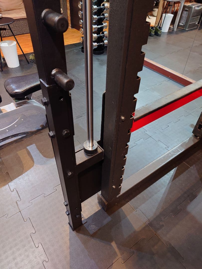 石川県かほく市　BULL パワーラック 専用後付けスミスマシン