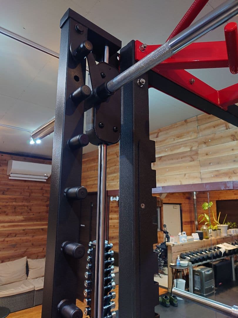 石川県かほく市　BULL パワーラック 専用後付けスミスマシン