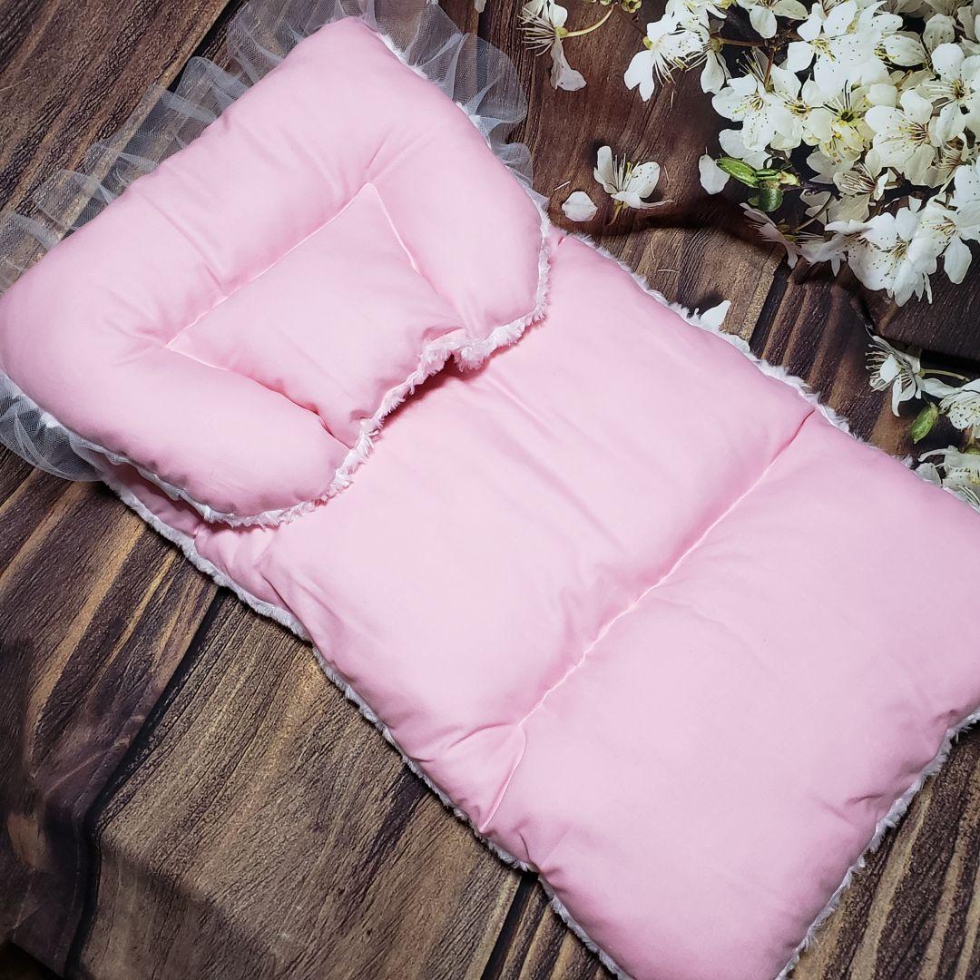 カートクッション　くるみ　あごのせクッション　ハンドメイド