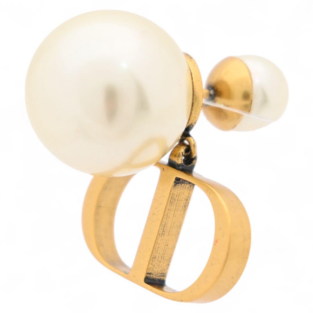 ディオール ピアス パール ロゴ 片耳 Bランク di3706cc