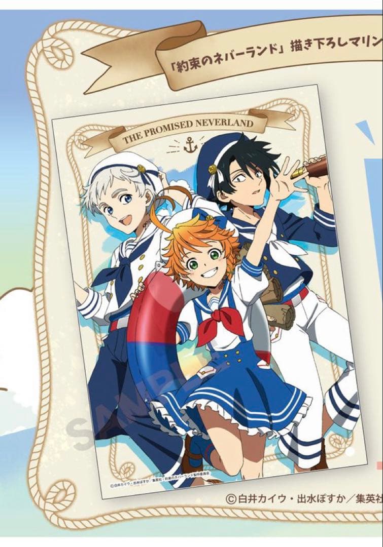 約束のネバーランド　約ネバ　アクリルパネル　エマ　レイ　ノーマン　当選