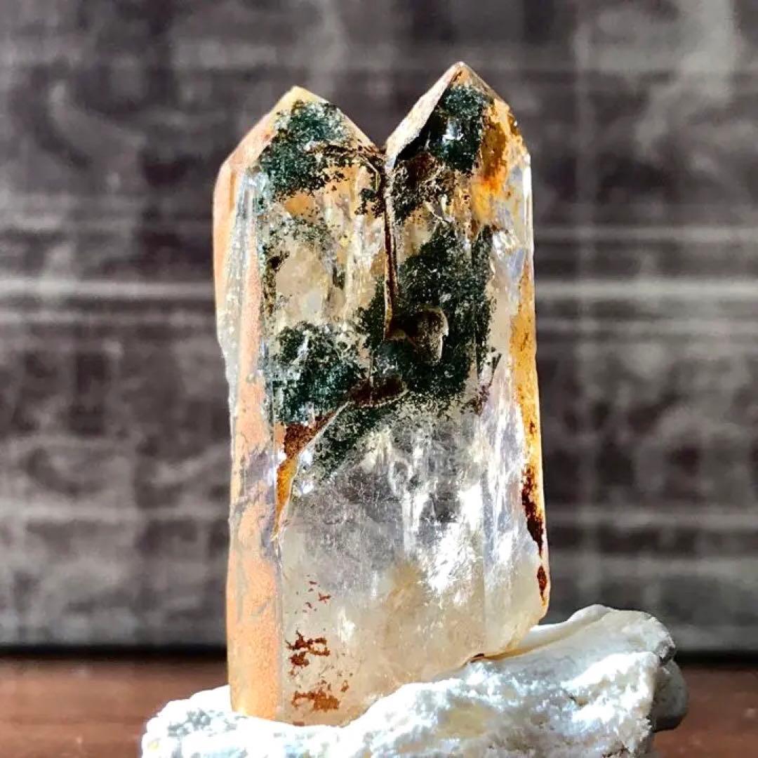 ツインクォーツ★レムリアンシード★161.6ct ★水晶 石英 天然石 透明感