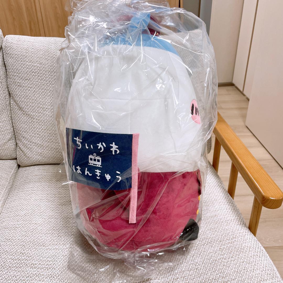 【新品】ちいかわ　阪急電車　BIGぬいぐるみ　ぬいぐるみ　ハチワレ