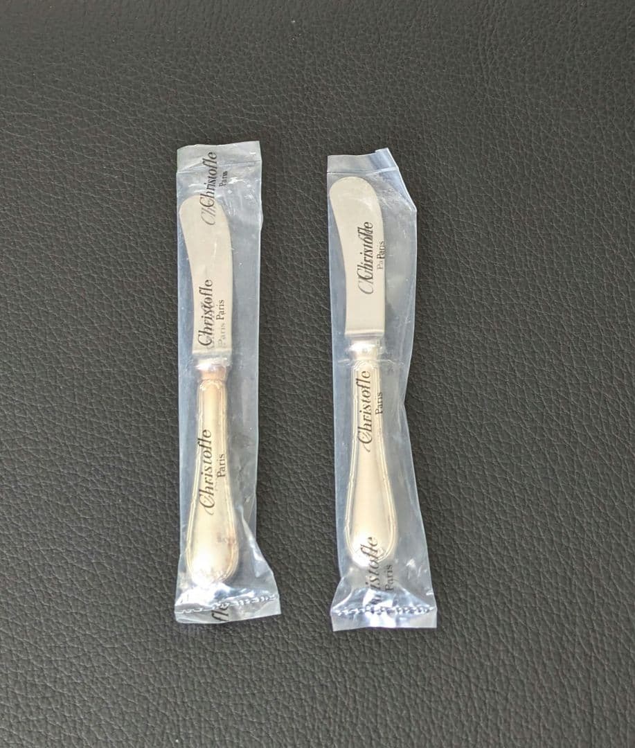 elmo【新品、未開封】希少、廃盤品クリストフルリュバン　バターナイフ2点