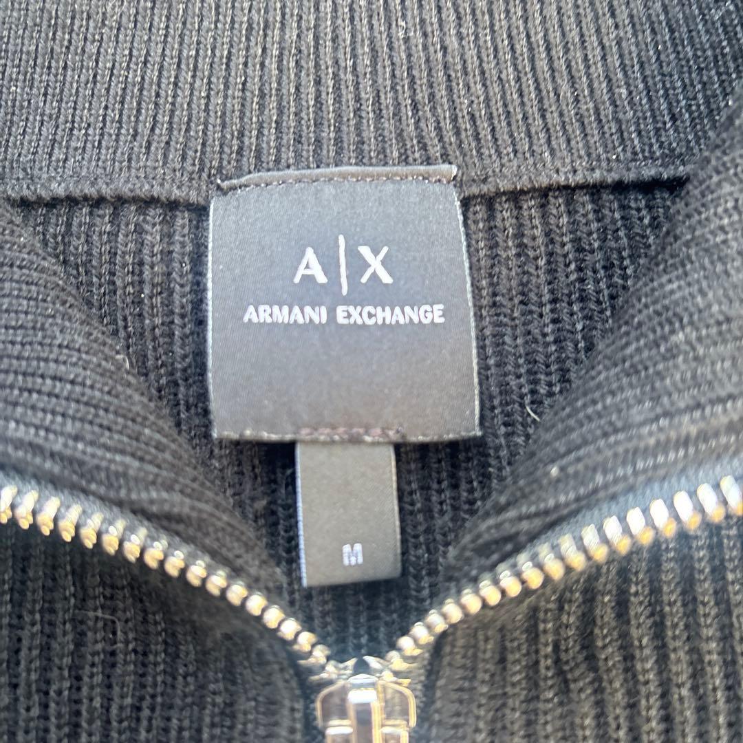 ARMANI EXCHANGE ダブルジップ ドライバーズニット